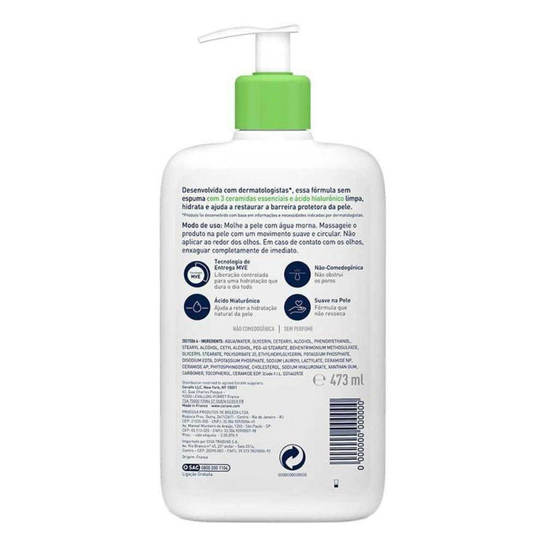 CeraVe Loção de Limpeza Hidratante 473ml - Drogaria Poupa Centro