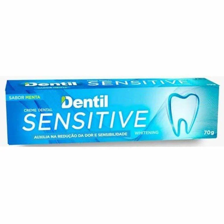 Creme Dental Dentil Sensitive S/Fluor (Menta) 70g - Drogaria Poupa Centro