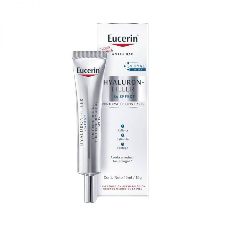 Eucerin Hyaluron filler Olhos 3x effect 15 ML - Drogaria Poupa Centro