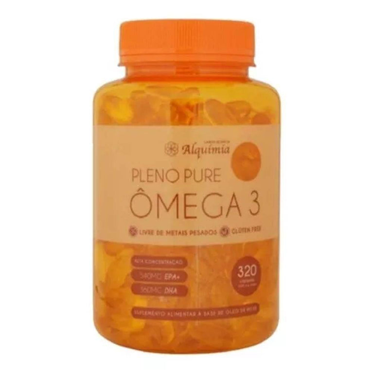 Pleno Pure Omega 3 320 cápsulas Alquimia - Drogaria Poupa Centro