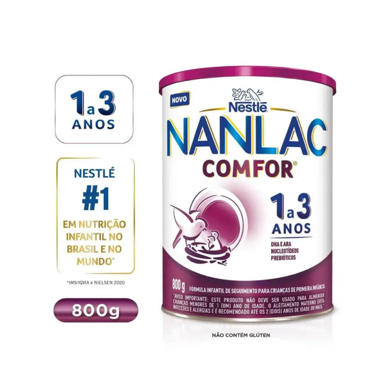 Leite Nanlac 1 A 3 Comfor 800G