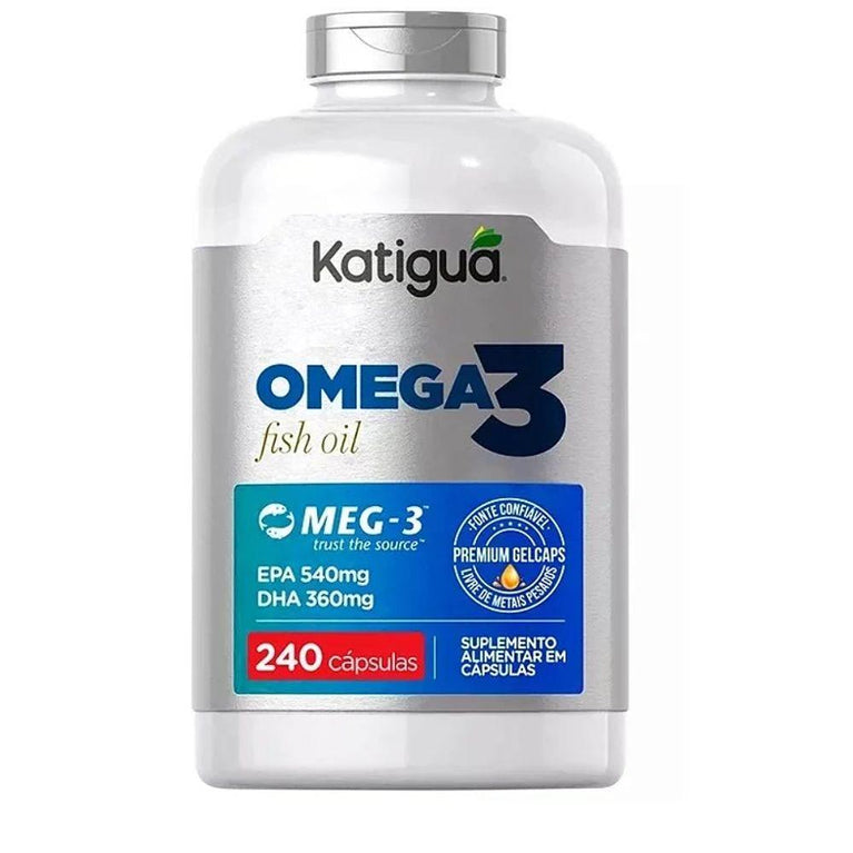 Ômega 3 240 Cápsulas Fish Oil Katigua - Drogaria Poupa Centro