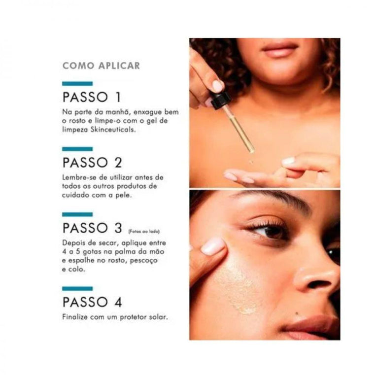 Sérum Facial Antioxidante 10 SkinCeuticals 15ml - Drogaria Poupa Centro