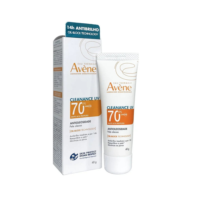 Protetor Solar Avène Cleanance Uv Fps70 Antioleosidade 40g