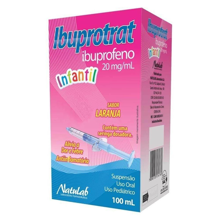 Ibuprotrat 20Mg/Ml - Suspensão Oral 100Ml - Drogaria Poupa Centro