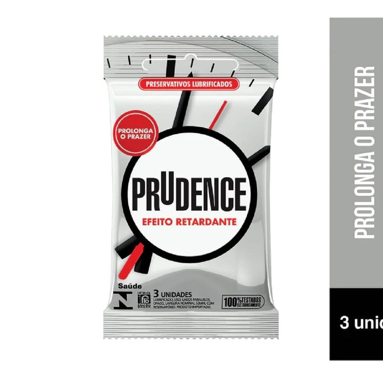 Preservativo Prudence Efeito Retardante, 3 Unidades