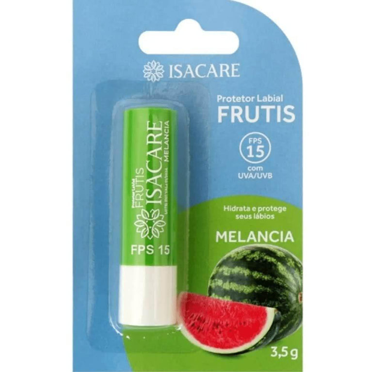 Protetor Labial Frutis Melancia FPS15 - Isacare - Drogaria Poupa Centro
