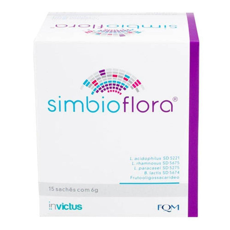 Probiótico em Pó Simbioflora - 15 Sachês - Drogaria Poupa Centro