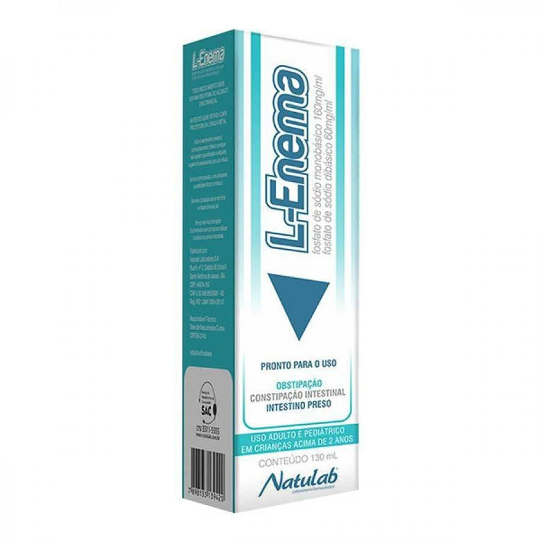 L-Enema Solução Retal 130ml - Drogaria Poupa Centro