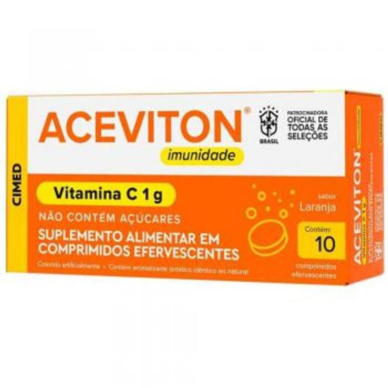 Aceviton Imunidade 10 Comprimidos Efervescentes - Drogaria Poupa Centro