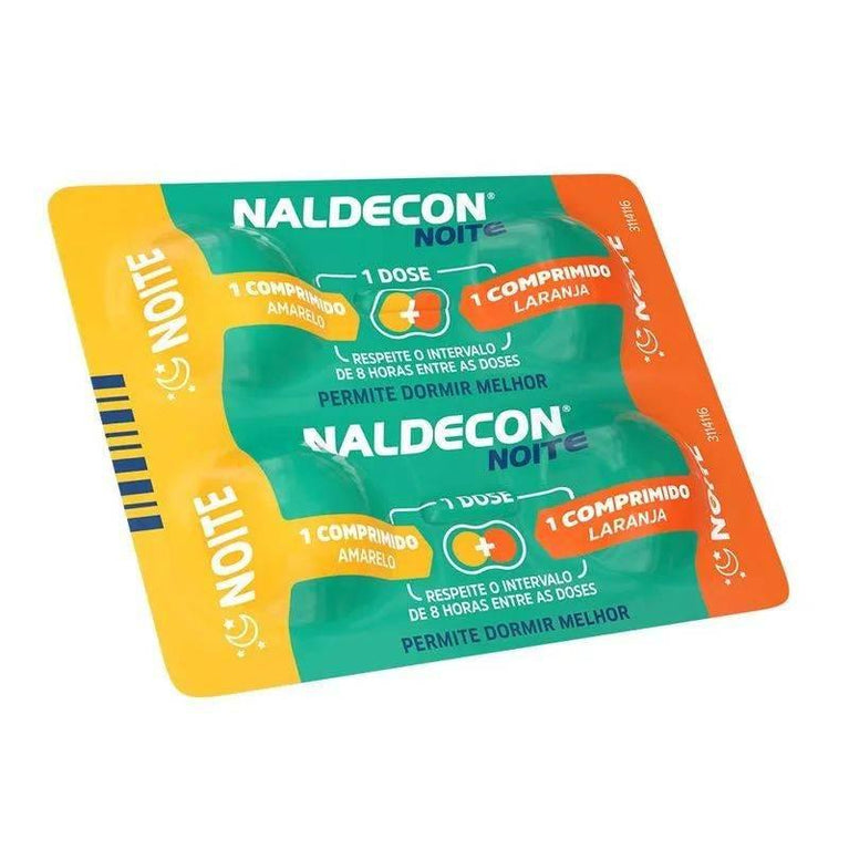 Naldecon Noite 4 Comprimidos - Drogaria Poupa Centro