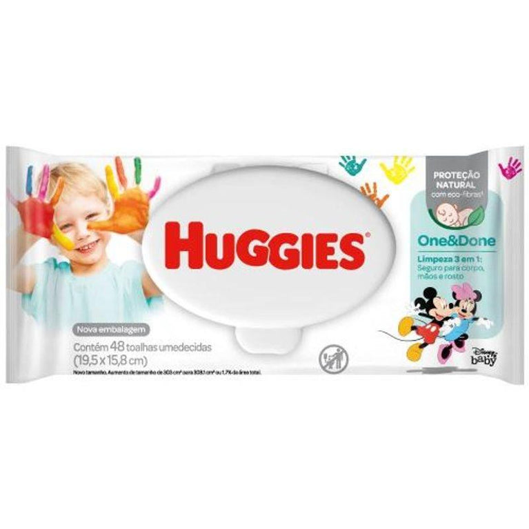 Lenco Huggies One & Done C48 - Drogaria Poupa Centro