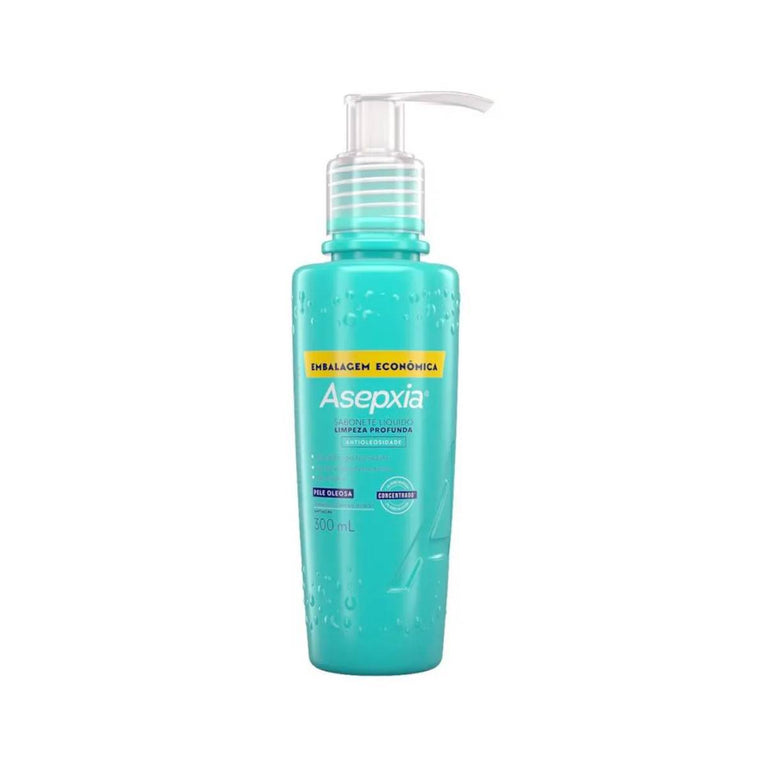 Sabonete Líquido Facial Asepxia Limpeza Profunda Antioleosidade Ácido Salicílico 2% 300ml