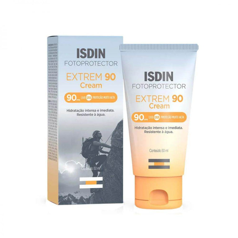Protetor Solar Fotoprotetor ISDIN Extrem FPS90 - 50ML - Drogaria Poupa Centro