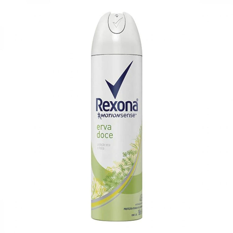 Desodorante Rexona Aerosol Erva Doce 150ml - Drogaria Poupa Centro