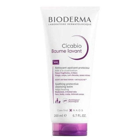 Cicabio Baume Lavant 200 Ml Bioderma Creme De Limpeza - Drogaria Poupa Centro