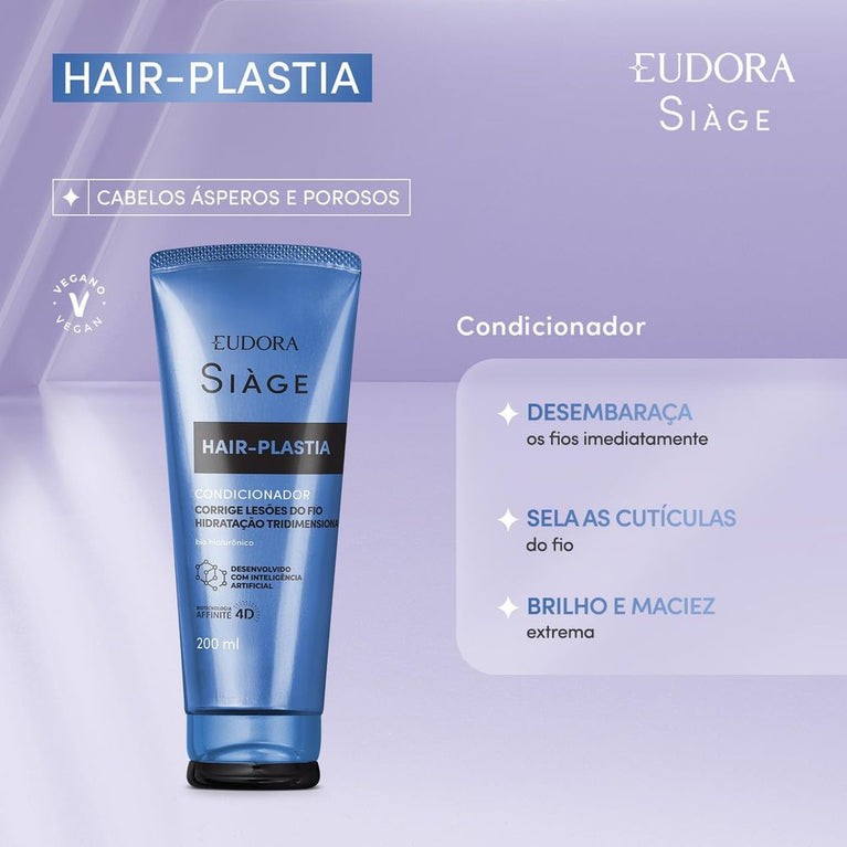 Eudora Siage Condicionador Hair-Plastia 200Ml