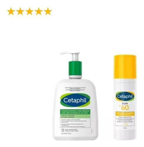 Kit Cetaphil Loção Hidratante 473ml + Sunlight Fps 60 50ml - Drogaria Poupa Centro