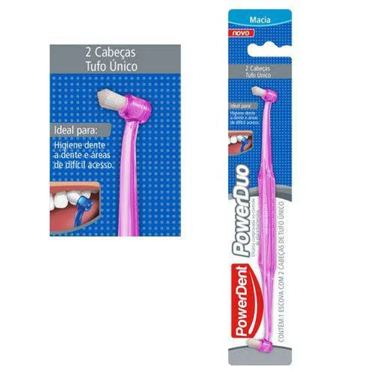 Escova Interdental Duo Macia PowerDent- 1 Unidade - Drogaria Poupa Centro