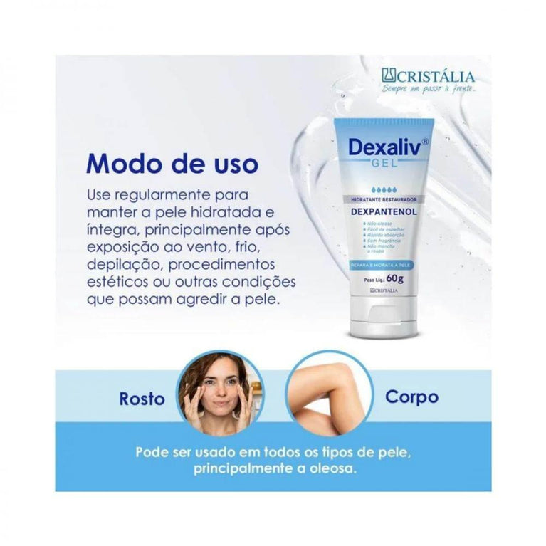 Dexaliv Gel - 60G - Drogaria Poupa Centro