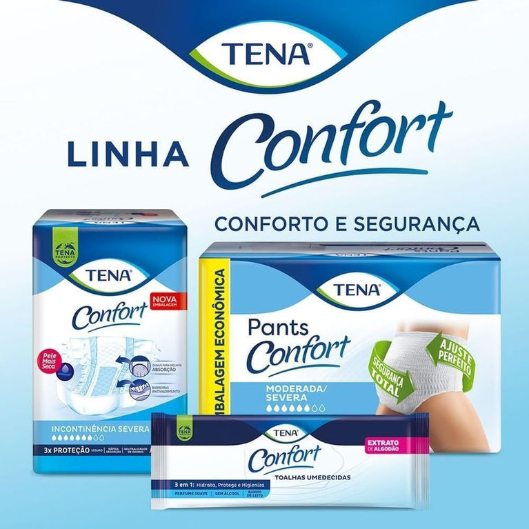 Tena Pants Confort, Roupa Íntima para Incontinência Urinária, G/EG - 32 unidades