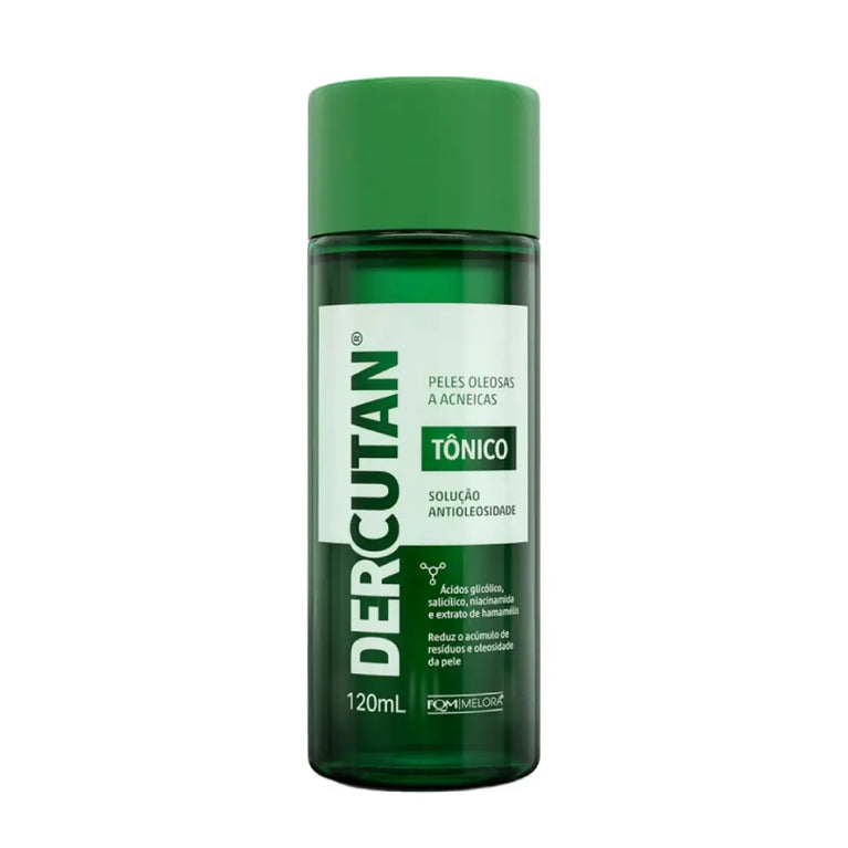 Tônico Antioleosidade Dercutan Peles Oleosas a Acneicas 120ml