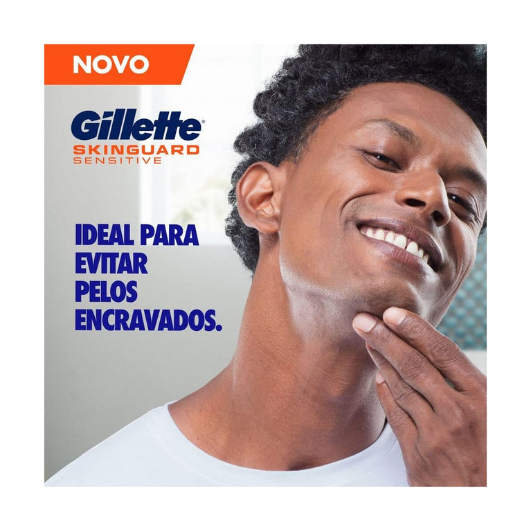 Carga para Aparelho de Barbear Gillette Skinguard Sensitive 4 unidades