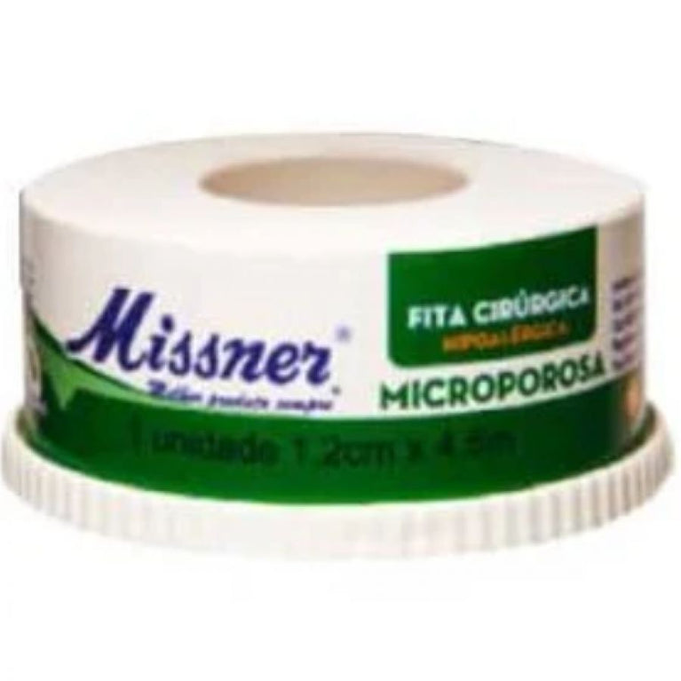 FITA CIRúRGICA MICROPOROSA BRANCA 1,2CM X 4,5M