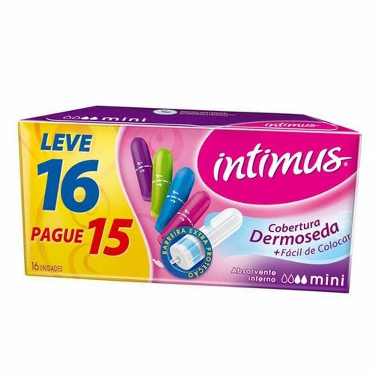 Absorvente Intimus Gel Interno Mini 16 Unidades - Drogaria Poupa Centro