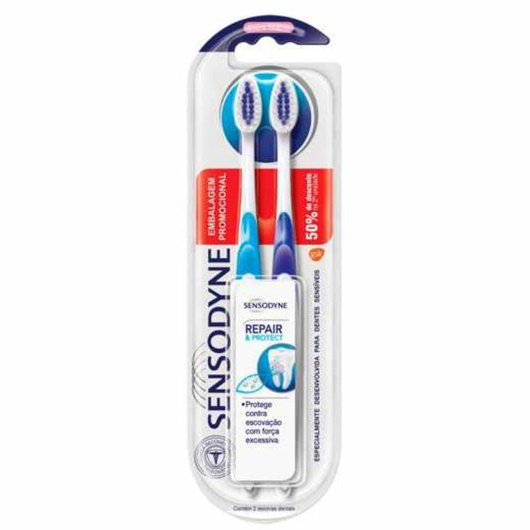 Escova Dental Sensodyne Rep.P Ext Macia C/2 - Drogaria Poupa Centro