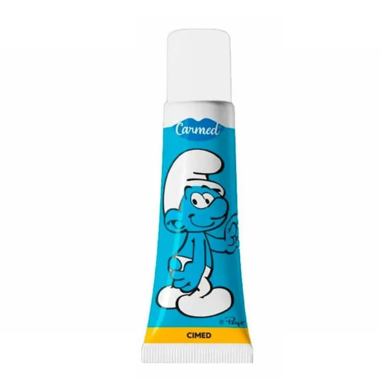 Hidratante Labial Carmed Os Smurfs Blueberry Incolor 10g