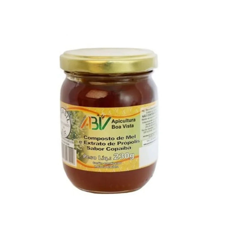 Mel Puro ABV - Mel/Própolis/Gengibre/Hortelã Pote 230g