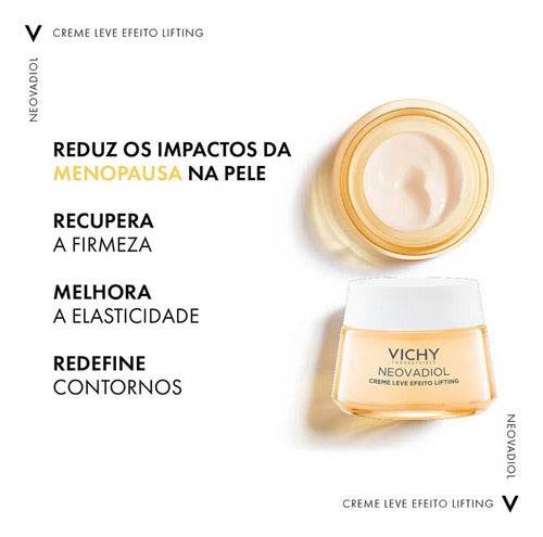 Vichy Neovadiol Menopausa Creme Leve Efeito Lifting 50g - Drogaria Poupa Centro