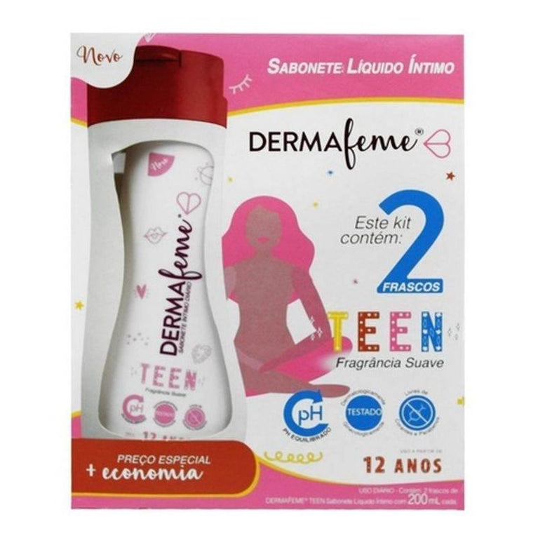 Kit Dermafeme C/2 Teen 200Ml - Drogaria Poupa Centro