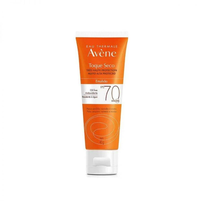 Protetor Solar Avène Toque Seco Emulsão FPS70 40g - Drogaria Poupa Centro