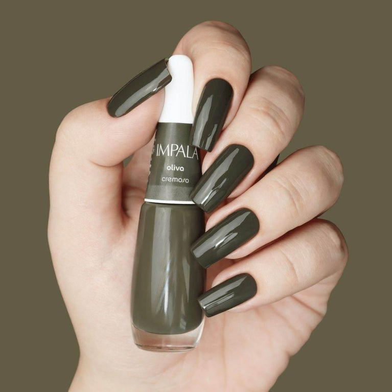 Esmalte Cremoso Impala A Cor da Moda Oliva - Drogaria Poupa Centro