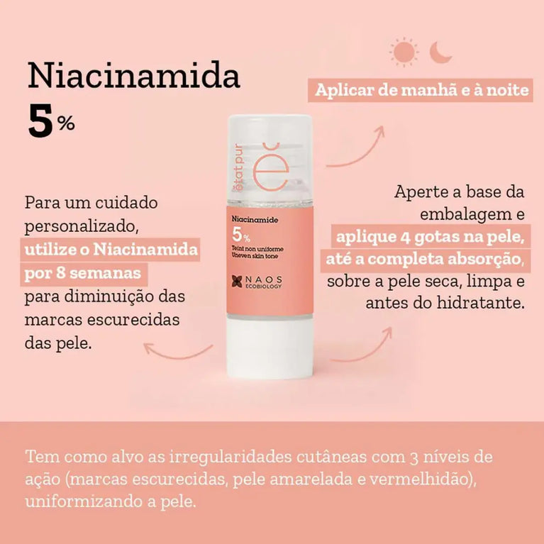Etat Pur Pure Actives Sérum Facial Clareador Manchas 5% 15ml