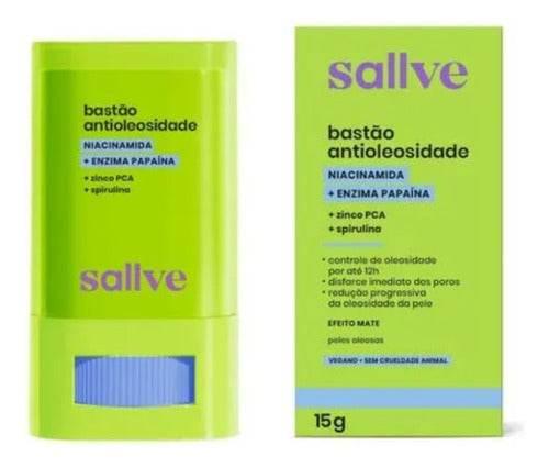 Bastão Antioleosidade Sallve Efeito Mate 15g - Drogaria Poupa Centro