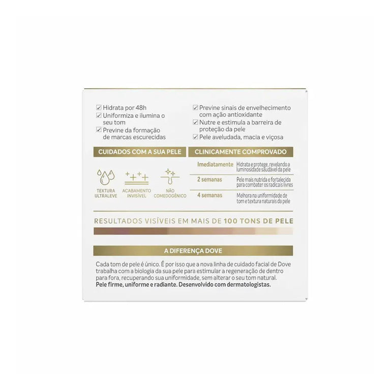 Hidratante Facial Diurno Dove Regenerative FPS 30 50g