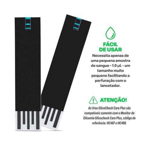 Tiras Para Medidor De Glicemia Glicocheck 50un - Hc489 Multi Laser - Drogaria Poupa Centro