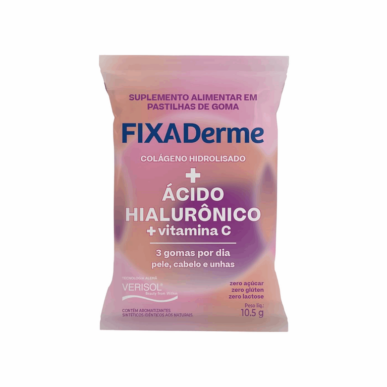 FIXADerme colágeno verisol + Ác. hialurônico 157,5g