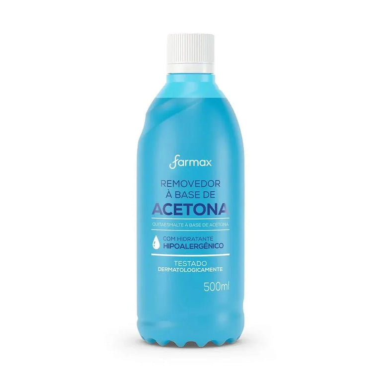 Removedor de Esmalte Base Acetona - Farmax - 500ml