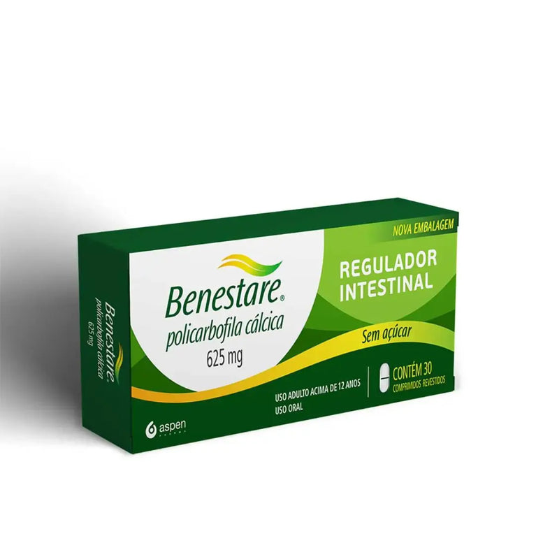 Regulador Intestinal Benestare 625mg Com 30 Comprimidos
