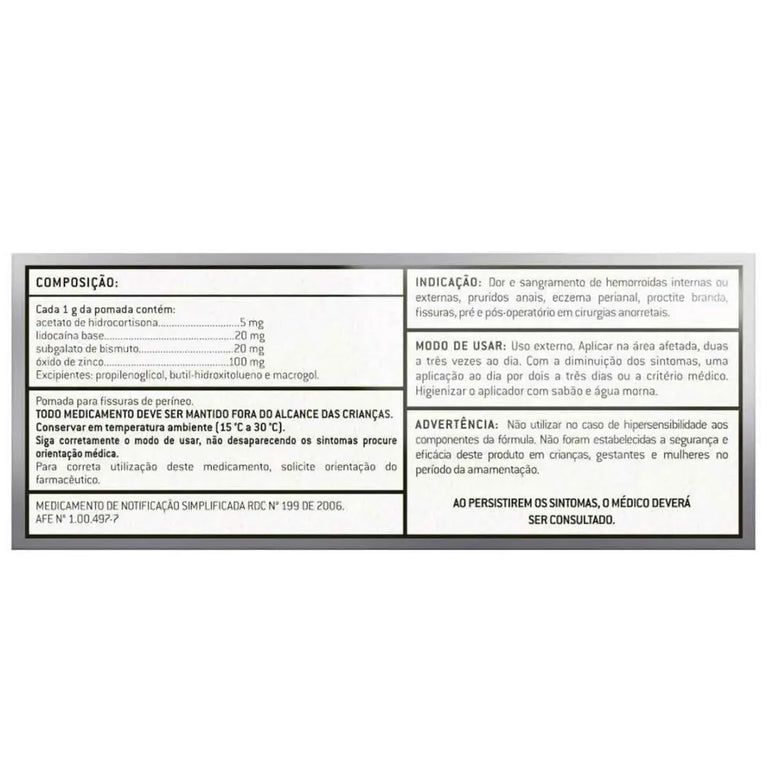 Proctam Pomada 5Mg/G+20Mg/G+20Mg/G+100Mg/G - 25G