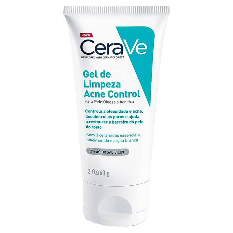 CeraVe Gel de Limpeza Acne Control 60g - Drogaria Poupa Centro