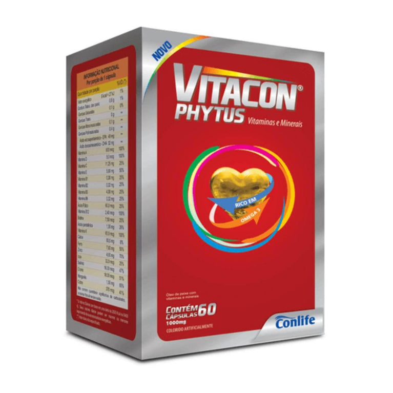 Vitacon Phytus 60 Cápsulas Gelatinosas - Drogaria Poupa Centro