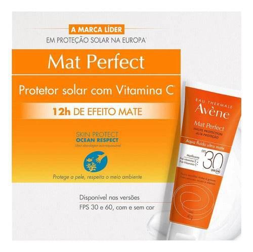 Protetor Solar Facial Avène Mat Perfect Fps30 Com Cor 40g - Drogaria Poupa Centro