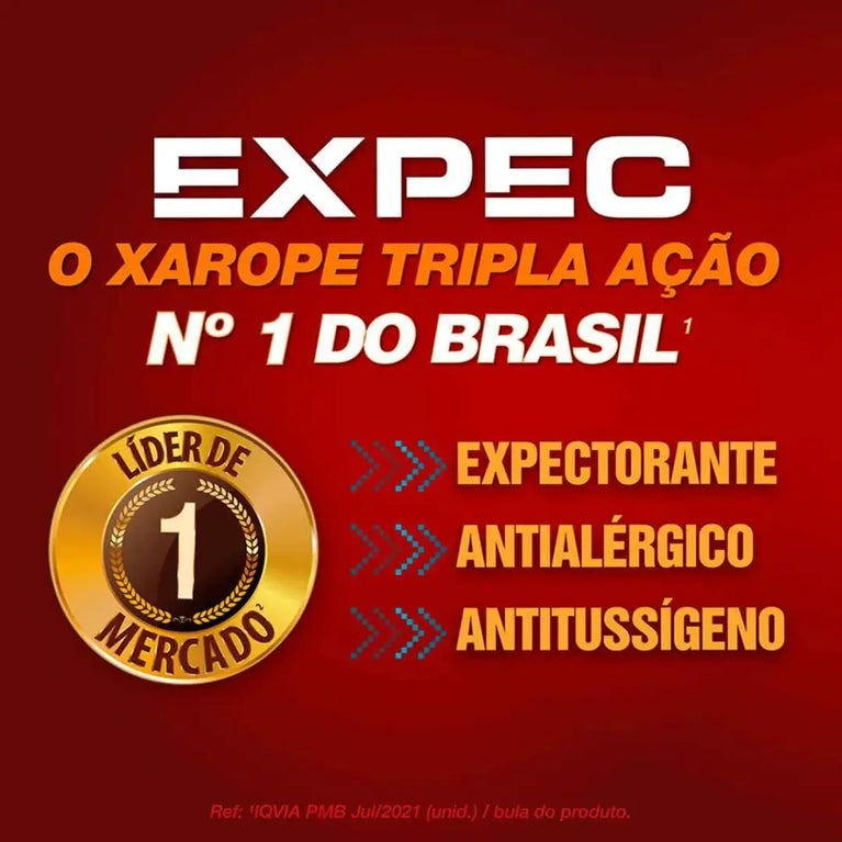 Expec 0,4Mg/Ml +20 Mg/Ml +4Mg/Ml + 6Mg/Ml - Frasco com 120Ml