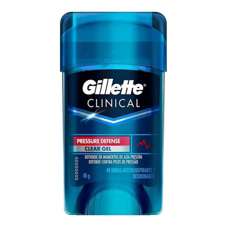 Desodorante Stick Gillette Clinical Clear Gel Pressure Defense 45g - Drogaria Poupa Centro
