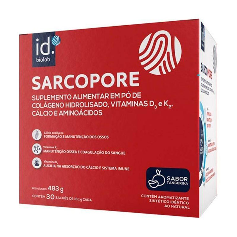 Sarcopore Tangerina 30 Sachês 16,1g - Drogaria Poupa Centro